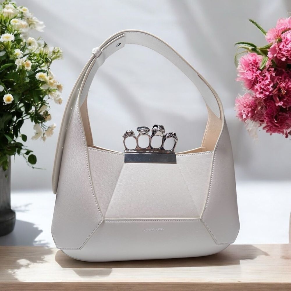 NWT Alexander McQueen Jeweled Hobo w/Pouch
